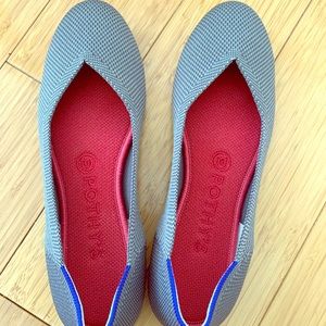 Rothy's Rounded Toe Flat - Charcoal
